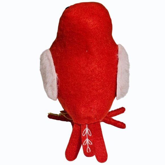 Target 2023 Spritz Fabric Valentine’s Bird Fledge with Heart Glasses w Gold Tag - Picture 4 of 10